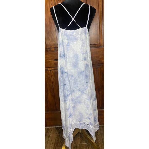 NWO Rachel Zoe Tie Dye BOHO Relax Maxi Dress Size L - Picture 2 of 6